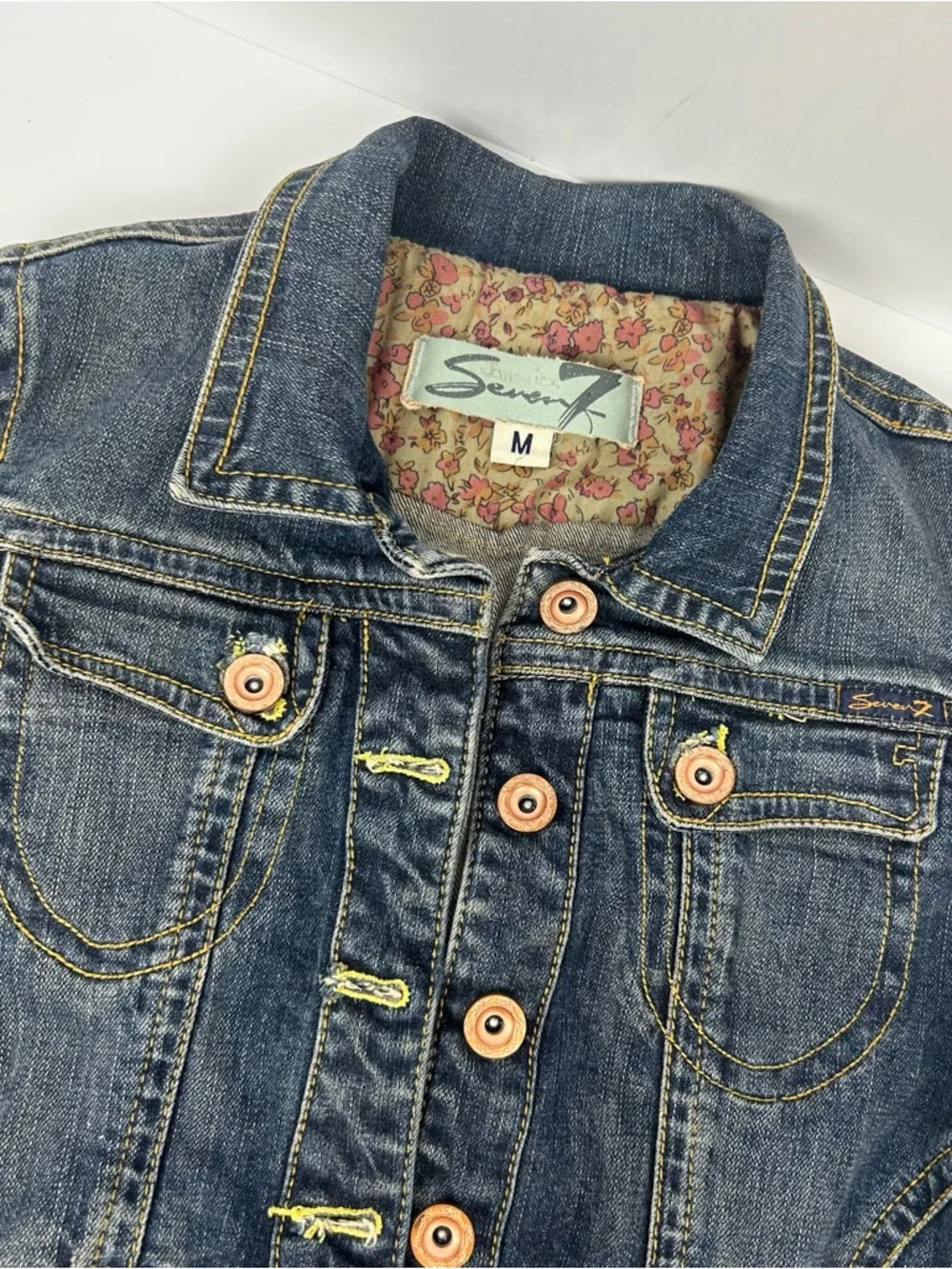 Seven7 jacket 5” measurements
